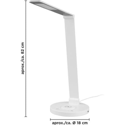 LIVARNO LED-tafellamp (Wit)