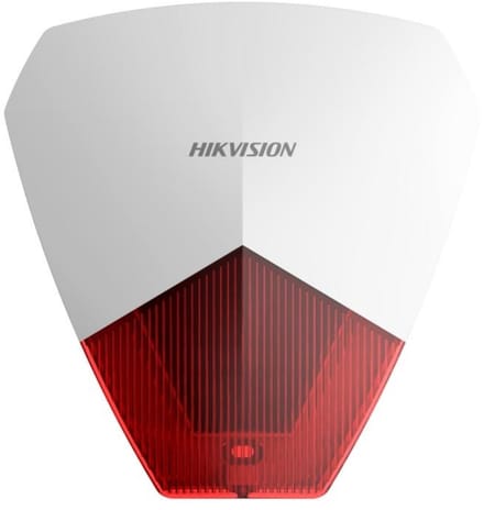 Hikvision DS-PS1-R Bekabelde Sirene met Rode Flits