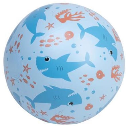 Swim Essentials Beachball 51cm Little Sharks Blue Opblaasbaar speelgoed