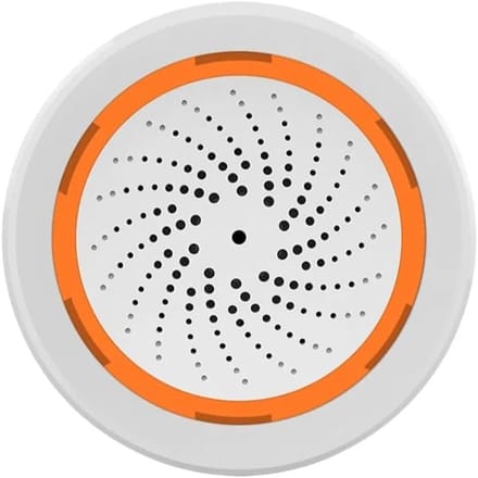 USB Siren Alarm, APP Alarm Notification, Smart Siren Alarm 90dB Sound Light Sensor Smart Alarm Siren App Remote Control Home Security System