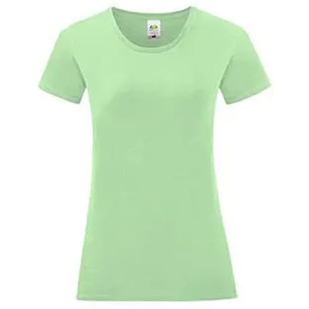 Dames-T-shirt Fruit of the Loom Iconic 150