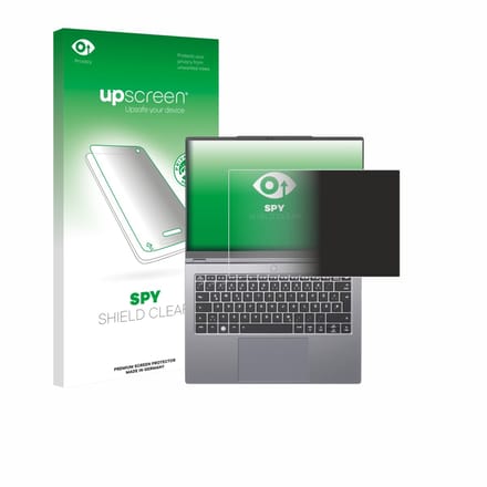 upscreen - privacy screenprotector voor Tuxedo InfinityBook Pro 14 Gen 10 - Folie Beschermfolie Blauwlichtfilter