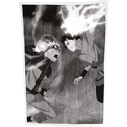 Sherpa-deken voor kinderen Homadict Naruto Sasuke Duel