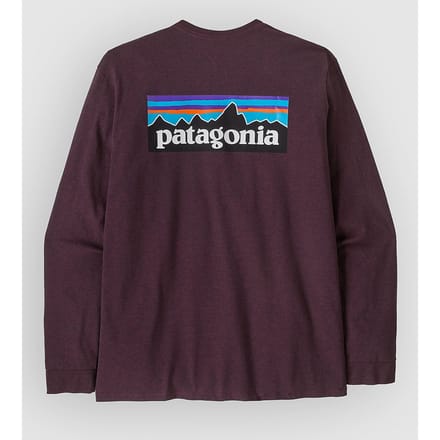 Patagonia P-6 Logo Responsibili Longsleeve rood