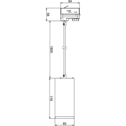 Deko-Light LED hanglamp Lucea 3-fasen 20W wit