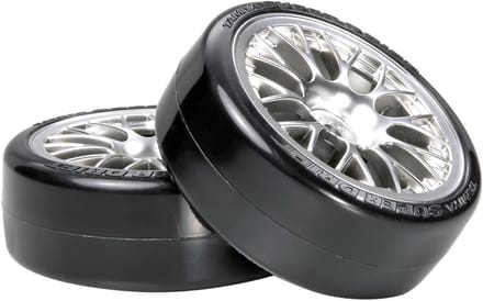 Drift Wielen - Wielen Set - RC Auto - Chroom Afwerking - 24 mm
