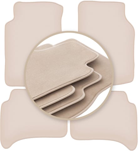 PREMIUM beige matten voor: Kia Sportage I SUV 1995-2004
