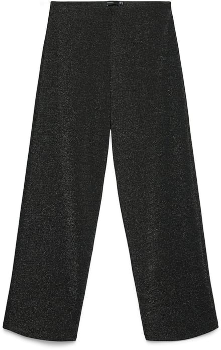 Vero Moda Berlin Mid Waist Wide Glitter Broek Dames - Maat M X L32