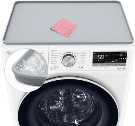 Watervaste wasmachine en droger hoezen, silicone rubber mat voor topbescherming, 60 x 60 cm