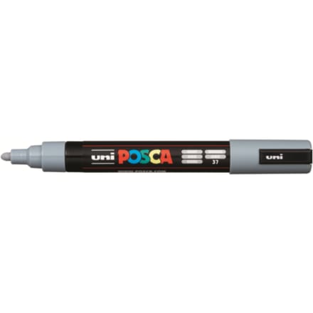 Posca marker met conische punt schrijfdikte medium grijs