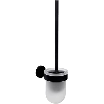 Bravat Varuna matt black toilet wall set, 779399