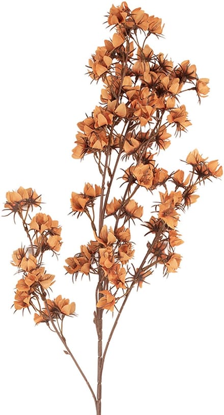Clayre & Eef Kunstbloem 10x10x86 cm Oranje Kunststof