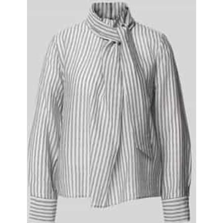 Regular fit strikblouse met streepmotief