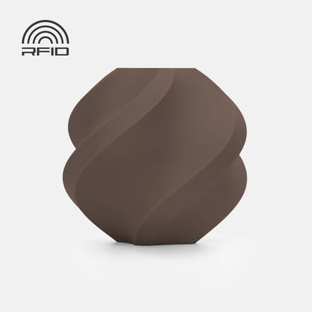 Bambu Lab - PLA Matte 1.75mm Filament – 1kg – donker chocola (dark chocolate ) - zonder spoel