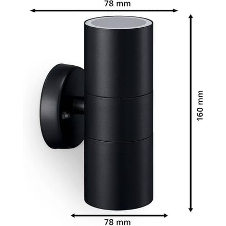 Philips LED Kylis 8720169266575 Buitenlamp (wand) LED GU10 50 W Zwart