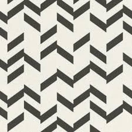 Retro behang zwart wit geometrisch rasch778557
