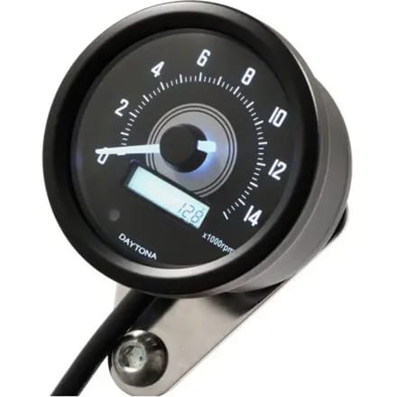 Digitale toerenteller met standaard Daytona Velona 2 14000 trs/min
