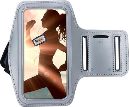 Geschikt voor iPhone 7 / iPhone 8 hoes Sport armband Hardloopband hoesje Grijs