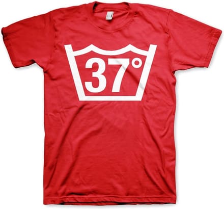 Hybris 37 Celcius Tee T-shirt Rood
