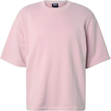 Urban Classics - Heavy Washed Boxy Heren Tshirt - XL - Roze