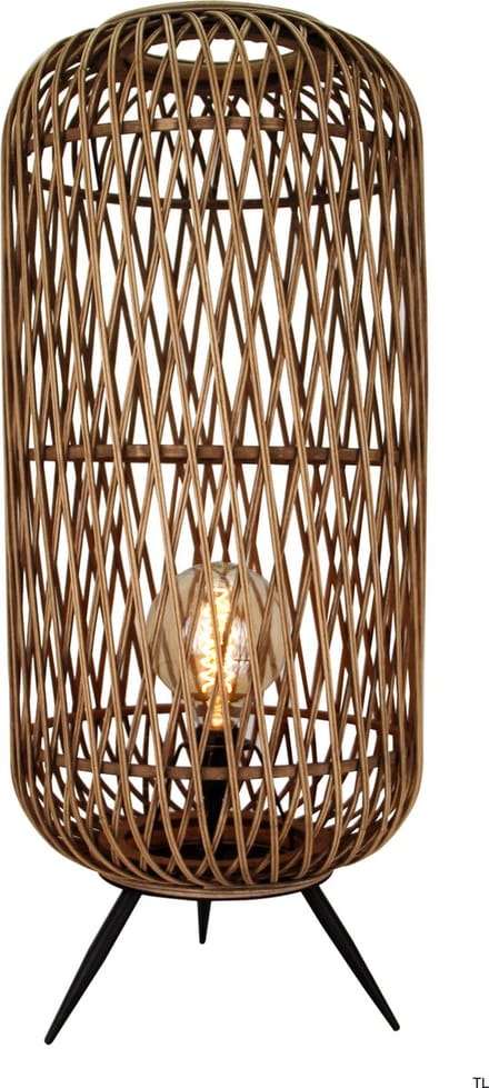 Chericoni Nature Diagonaal Vloerlamp - 1-lichts - Ø35 cm - Bruin