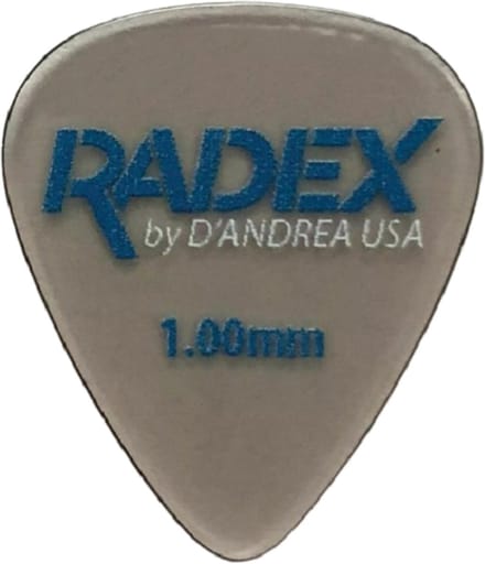 D'Andrea - Radex - 351 plectrum - 1.00 mm - 6-pack