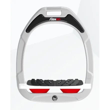 Ultra Grip Inkliniert Steun wit/wit/rood Flex-On Green Composite