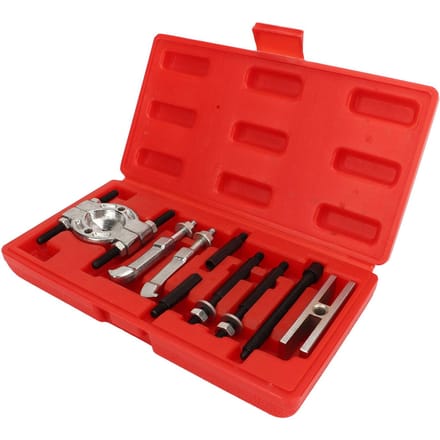 9 Stuks Lagertrekker Set Stalen Separator Trekker Gereedschapskit Hoge Sterkte Autoreparatie Demontagegereedschap Universele Pasvorm red