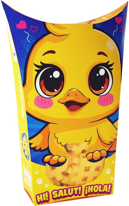 Mini wafel blokken pocket pets eend - Marioinex - vanaf 3 jaar