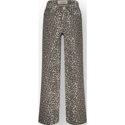 Extra Wide Leg Jeans Cassie Leopard