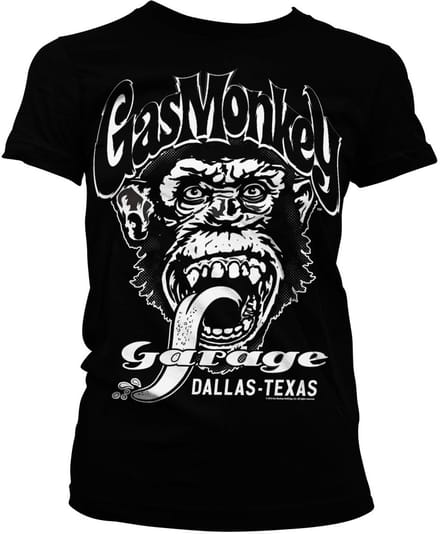 Gas Monkey Garage Dames-shirt Dallas, Texas Zwart