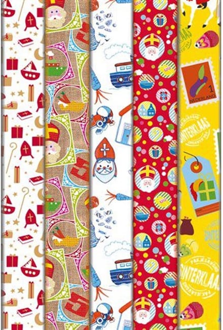 Cadeau Papier Inpakpapier Sinterklaas - 46,5 x 200 cm