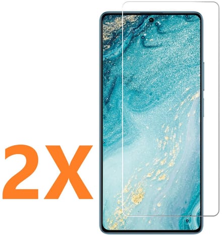 Screenprotector Glas - Tempered Glass Screen Protector Geschikt voor: Xiaomi Redmi Note 13 Pro 5G - 2x