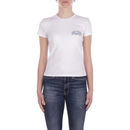 Gcds T-shirt en Polo Bianco