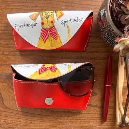 Alex Clark Spectacle Cases Spectacular Dog ~ Brillenkoker Hond met bril
