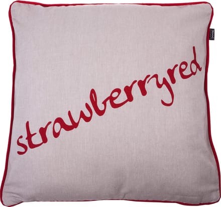 In The Mood Melange Strawberry - Sierkussen - Rood - 50x50 cm