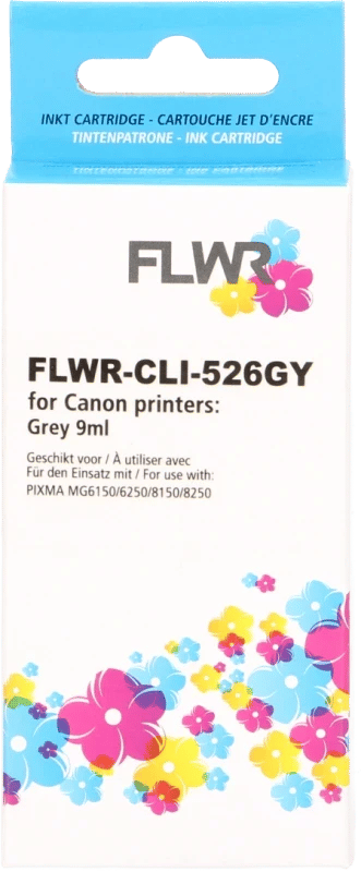 FLWR - Cartridges / Canon CLI-526GY / grijs / Geschikt voor Canon
