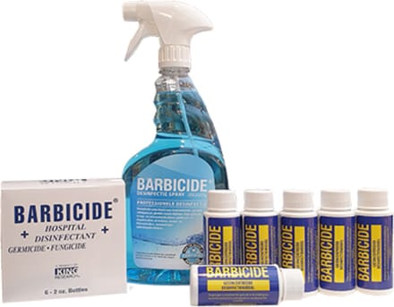 Barbicide Desinfectiebullets + Spray 6x60ml