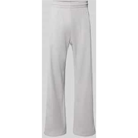 Straight fit Sweatpants met Structuurpatroon Model 'Essentials'