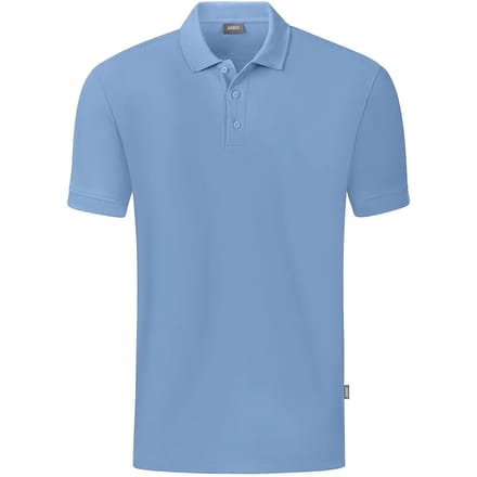 Jako Organic Polo Heren - Ijsblauw | Maat: M