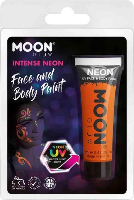 Moon Creations - Moon Glow - Intense Neon UV Schmink - Oranje
