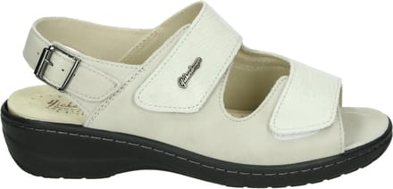 Hickersberger - 2176 - Dames slippers - Kleur: Wit/beige - Maat: 42