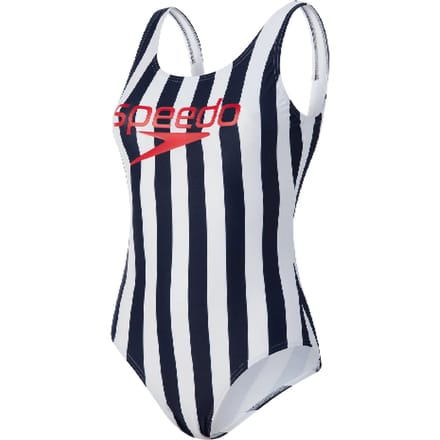 Speedo Ice Cream U-Back Navy/Wit Dames Zwempak
