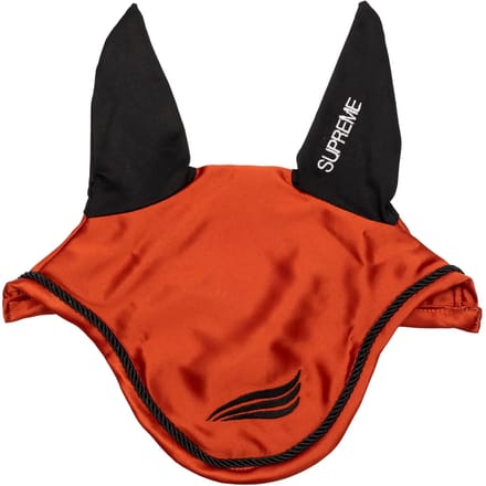 Vliegenmasker voor paard van satijn met elastische oren Supreme