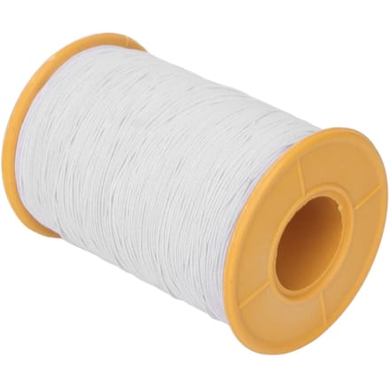 Cordon élastique blanc de 0,5 mm, découpable, pour bracelet d'artisanat DIY, fil élastique pour bijoux white