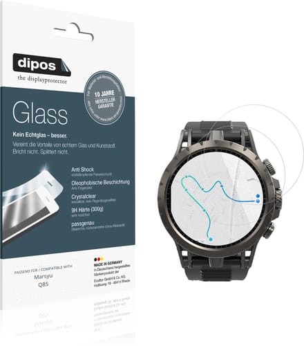 dipos – 2x Pantserfolie geschikt voor Marsyu Q85 | 9H Screenprotector
