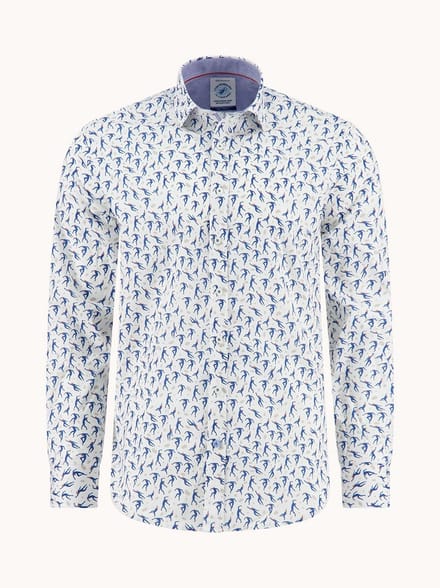 A Fish Named Fred Overhemd Shirt Dancing Offwhite (33.015 - 101)