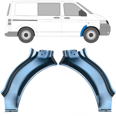 Reparatiepaneel voorspatbord voor Volkswagen Transporter T5 2003-2015