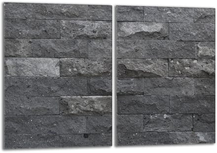 TMK ArtDeko - Glasplaat Bescherming - 40x52 cm - Baksteen Thema