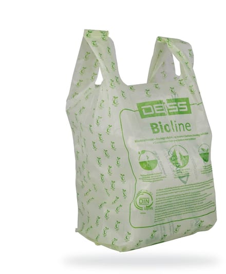 Inpakr BIO Afvalzakken Groen - 10 liter - 22 + 18 x 55 cm - 20 micron - Composteerbaar - 20 stuks